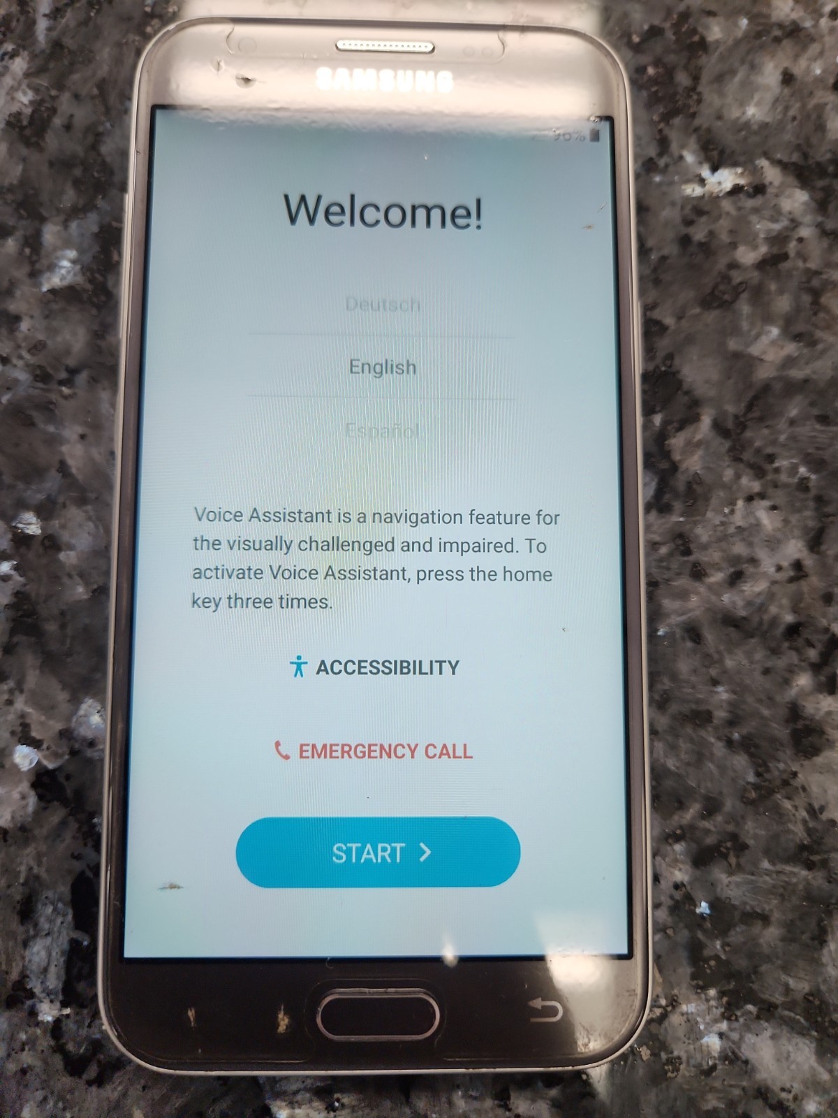 Samsung Galaxy J3 Emerge – 16 GB – Silver SM-J327P