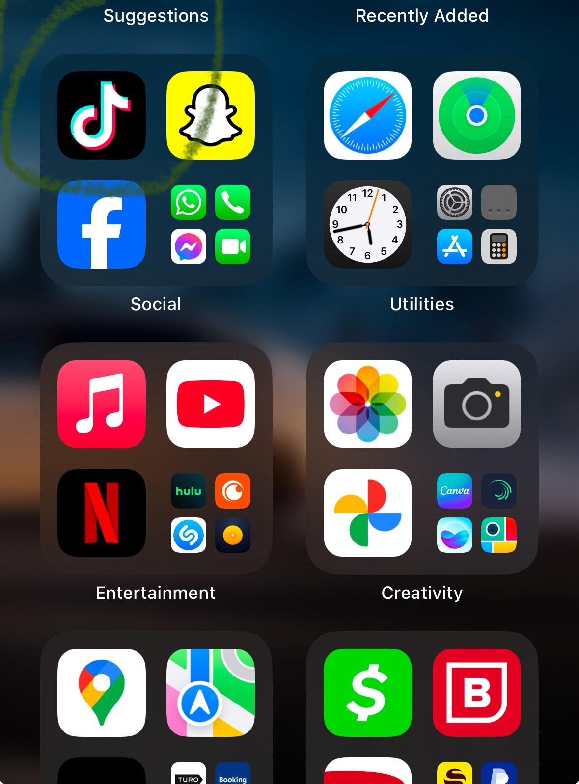 iPhone 14pro Dark Purple With TikTok Installed.