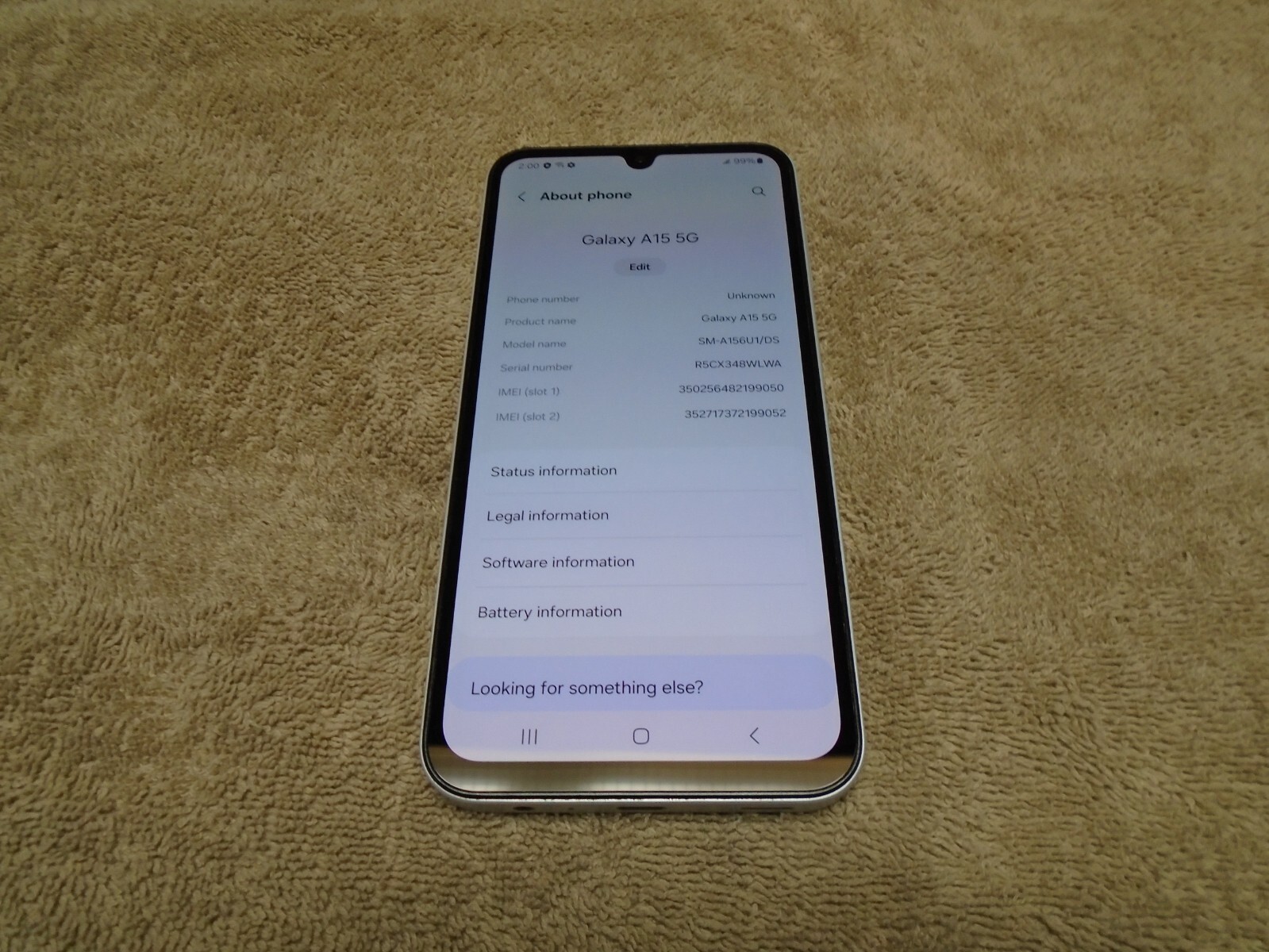 Samsung Galaxy A15a 5G, 128gb, Factory Unlocked, in Excellent Condition!!!