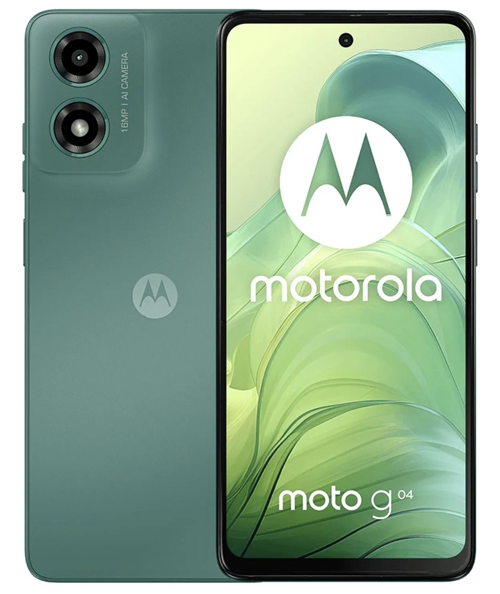 Motorola Moto G04 XT2421 128GB 4GB Factory UNLOCKED 6.56″ 16MP GOOD PHONE GREEN