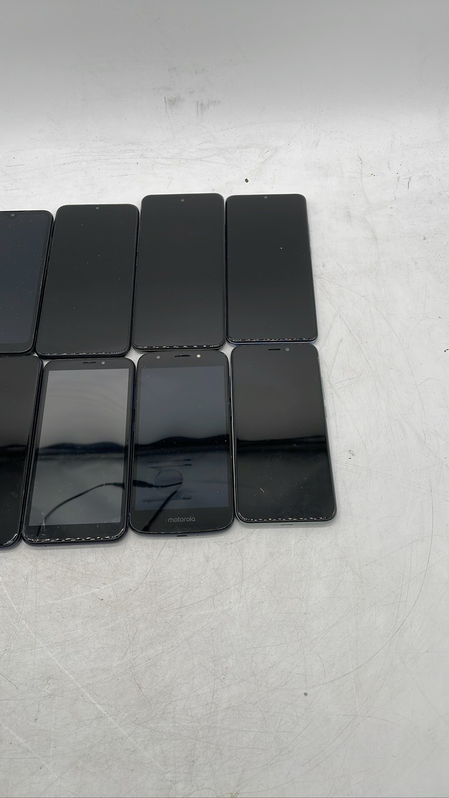 Cricket TCL Motorola Alcatel Android Smartphones Mixed Model Lot Of 10