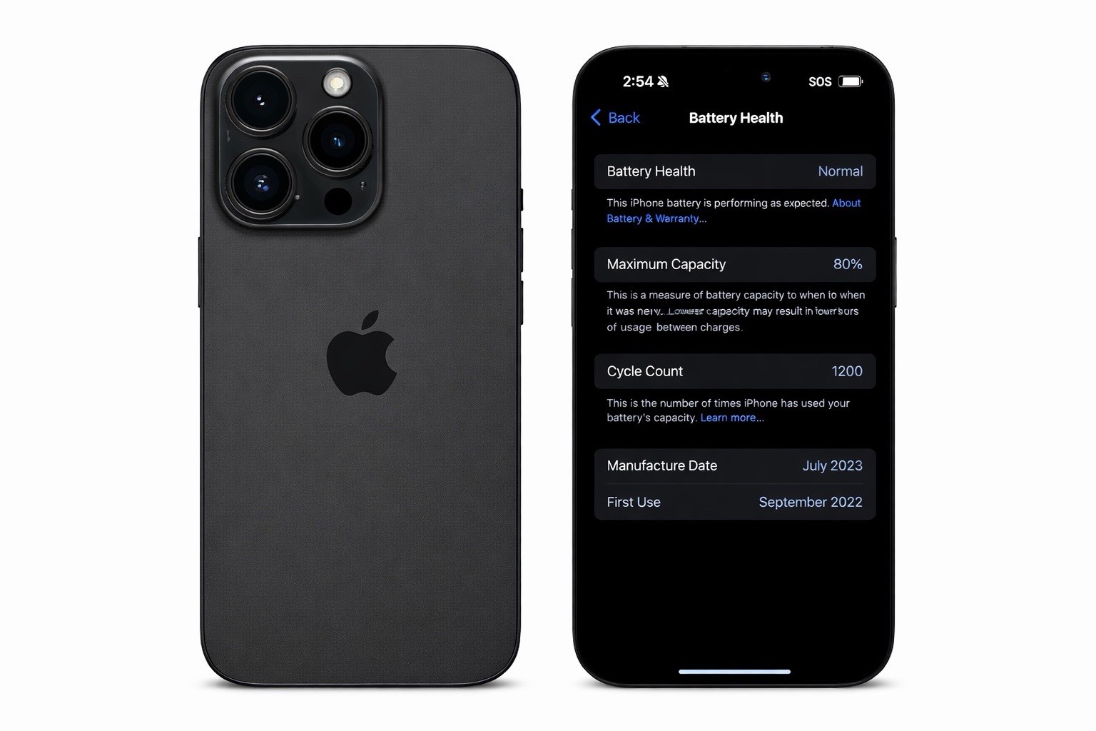 Apple iPhone 15 Pro Black Wi-Fi Bluetooth NFC iOS Smartphone