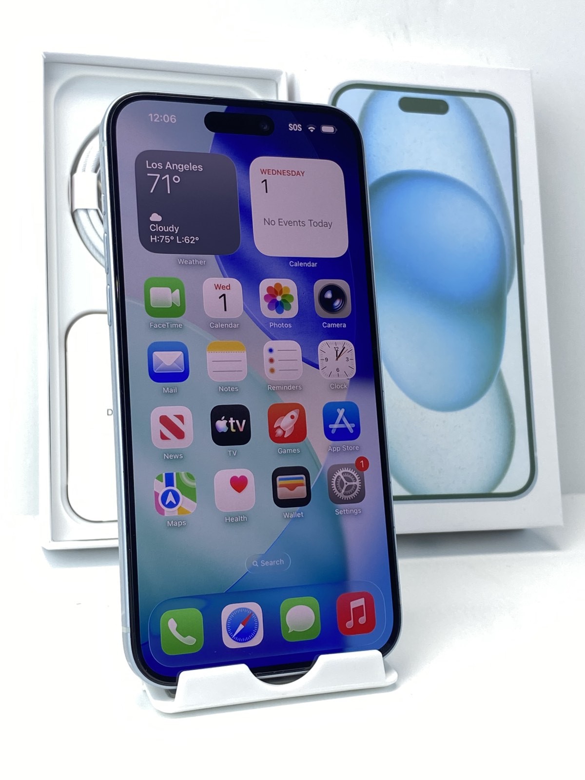 Apple iPhone 15 Plus A2847 128GB Blue 99% battery health Unlocked