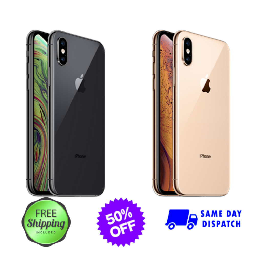 Apple iPhone XS Gold / Gray 256-64GB Unlocked Verizon US Cellular T-Mobile LTE