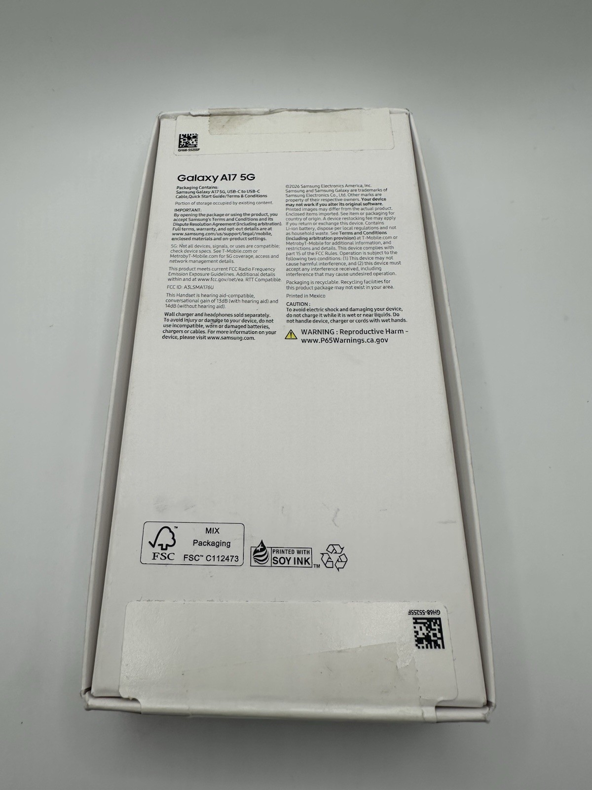 Samsung Galaxy A17 5G 128GB Black (T-Mobile) New Open Box – Wi-Fi Only