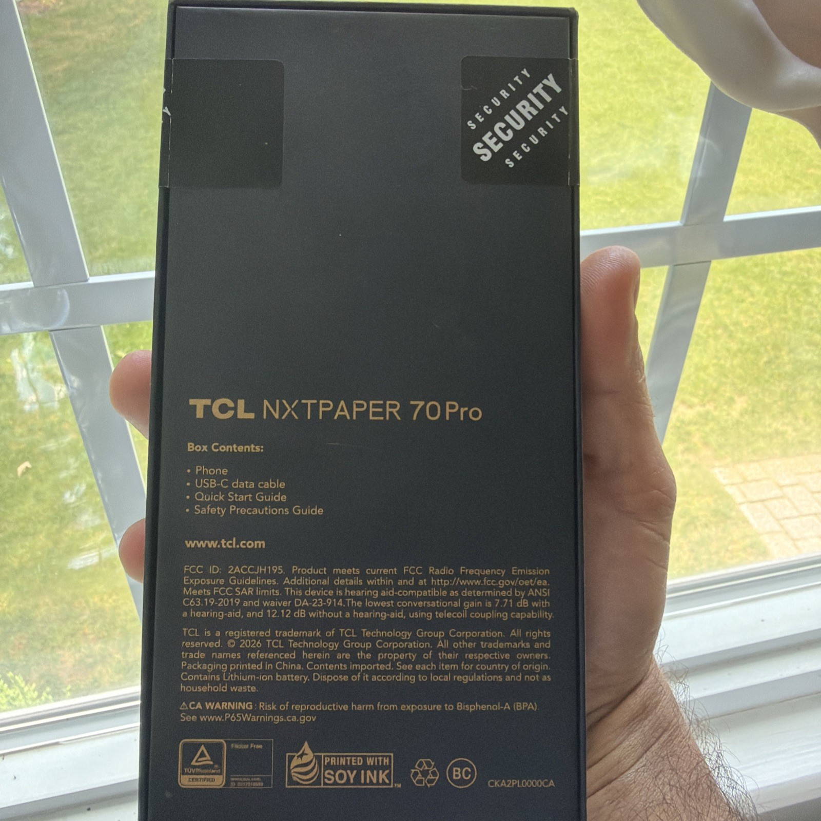 Brand New Sealed TCL NXTPAPER 70 Pro 512 GB Stellar Blue