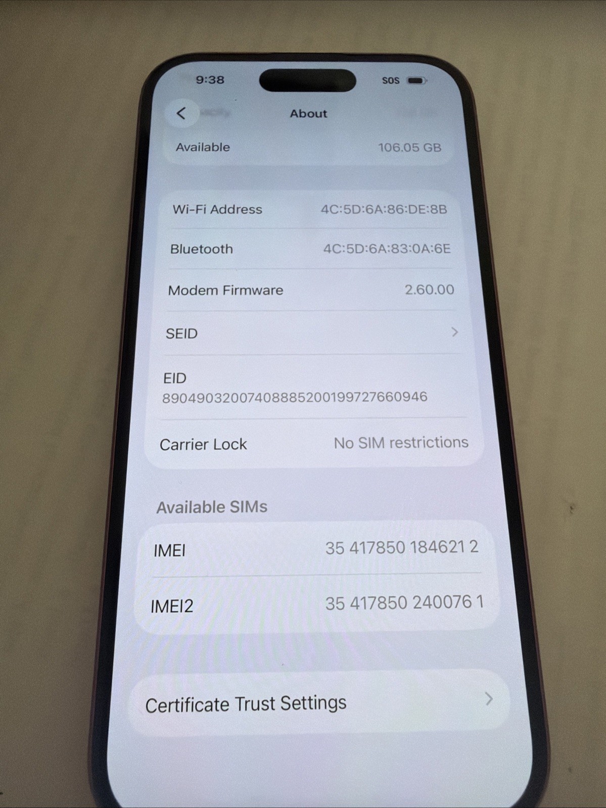iPhone 16 – 128GB Storage – (Unlocked) Read Description