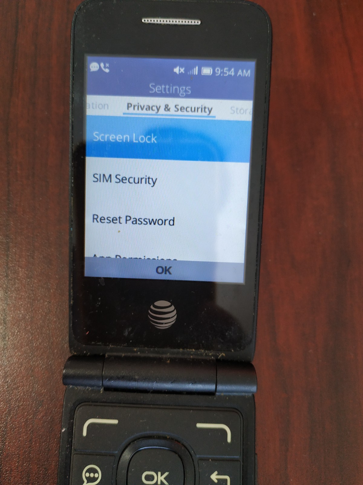 Alcatel 4044O 1GB AT&T Flip Cell Phone Works Great (Big Buttons)