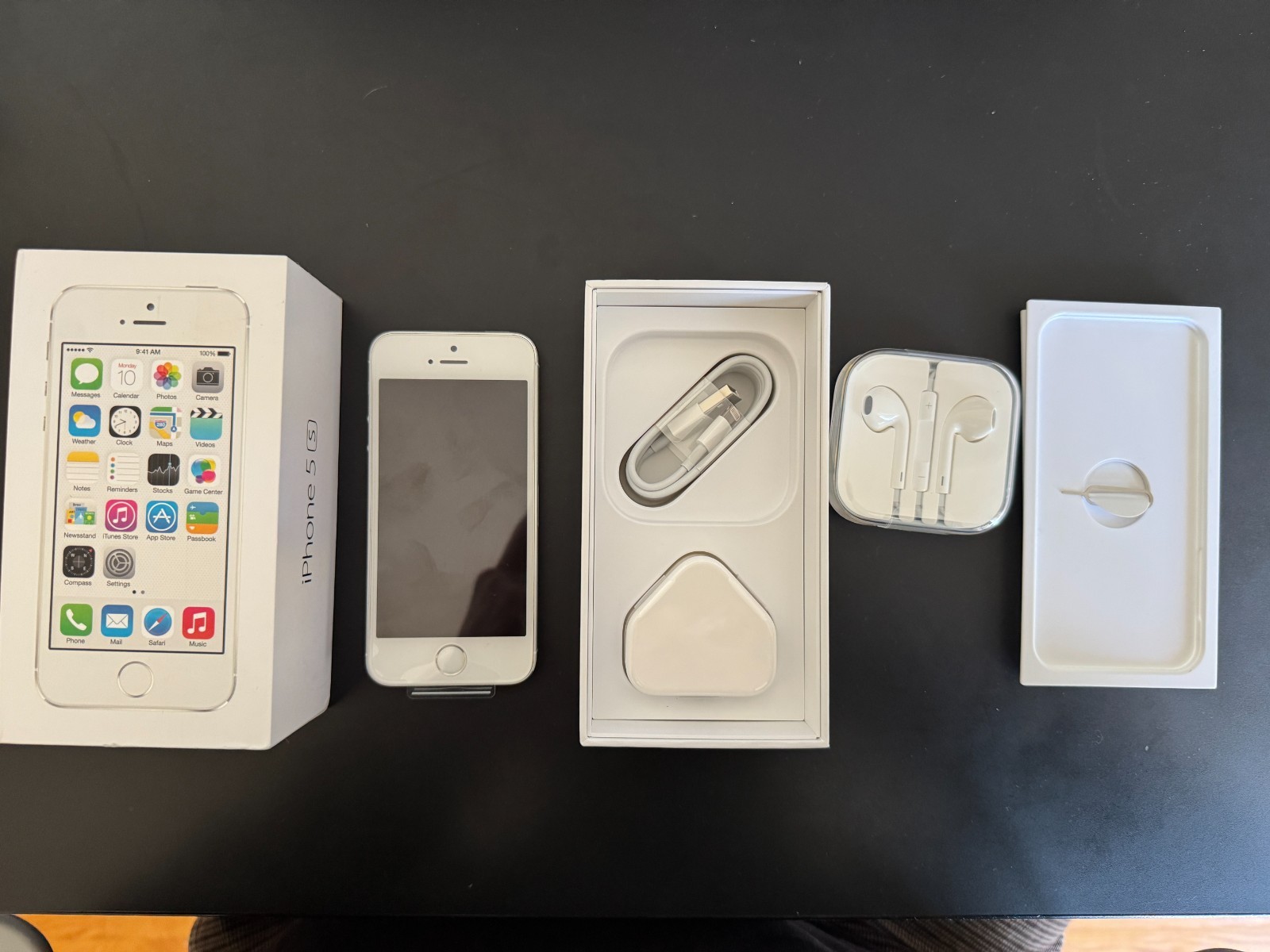 Apple iPhone 5s 32GB Silver A1457 Unlocked Open Box New w/ Original Box