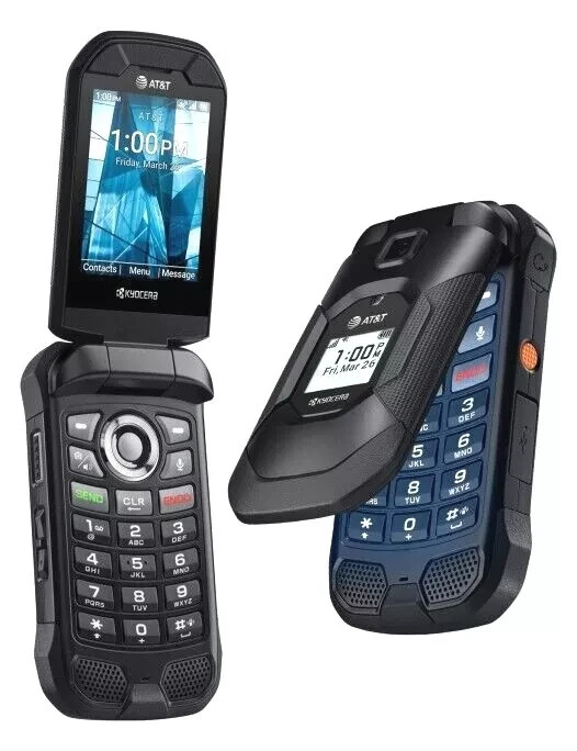 Kyocera DuraXE Epic E4830 AT&T Locked 16GB 4G LTE Rugged Flip Phone (A Grade)