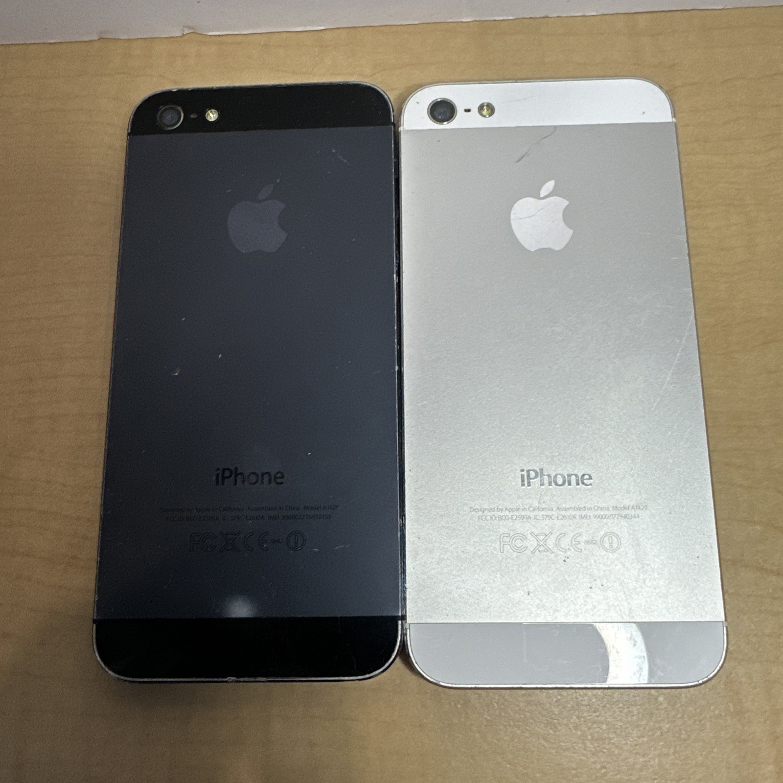 2 iPhone 5 (Model A1429) Not Working/charging Please See Pics On Condition