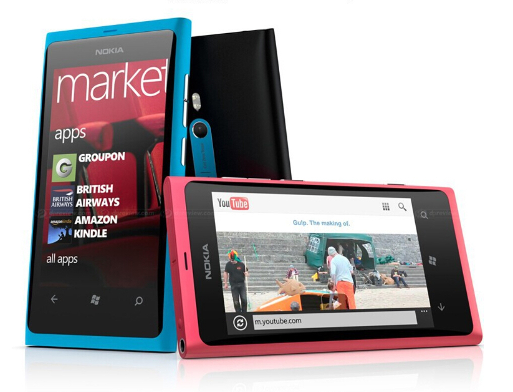 Unlocked 3G WIFI GPS 8MP Camera 16GB Storage Windows Original Nokia Lumia 800
