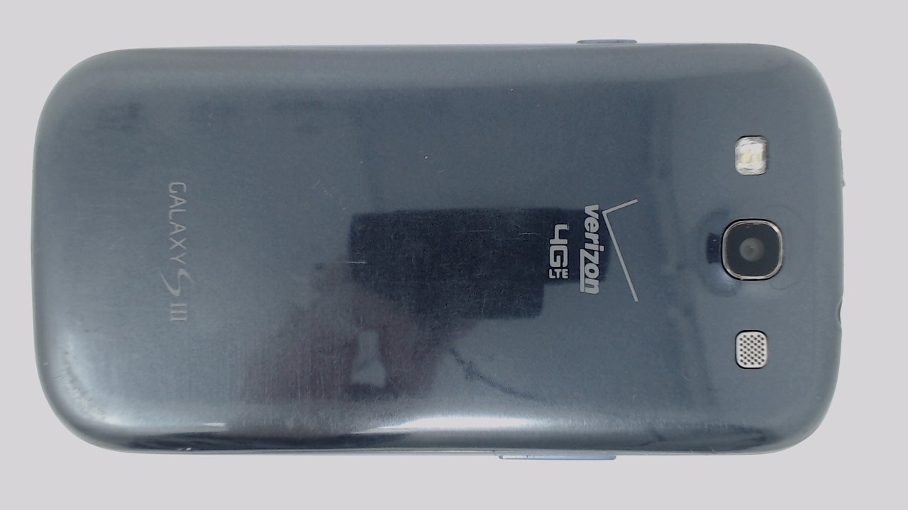 Samsung Galaxy SIII S3 SCH-i535 (Black 16GB 2GB) Verizon SCRATCHED