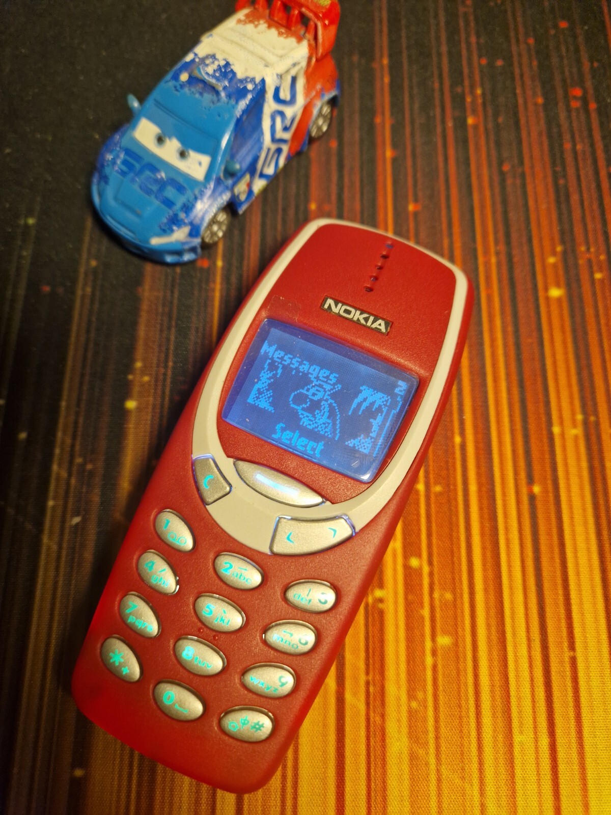 Vintage Nokia 3310 ☎️ Jack Daniel’s Edition 🥃 Angel Wings 🌈 RGB Vibes
