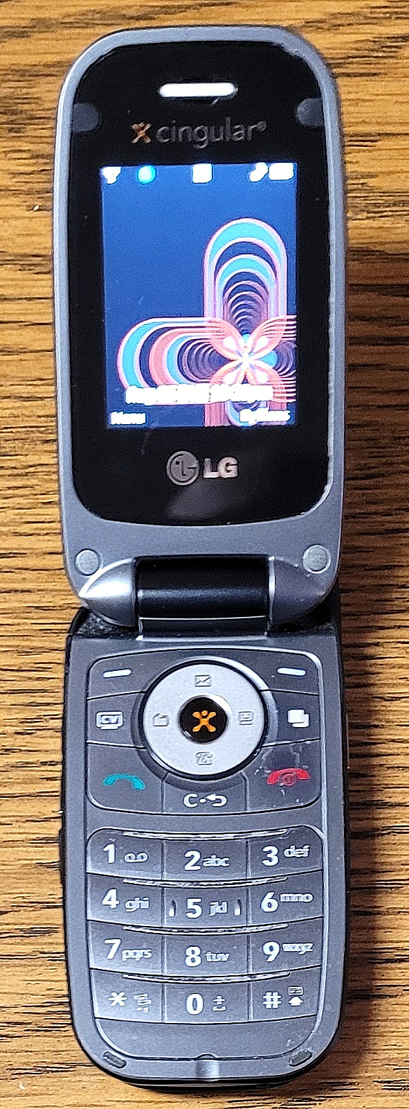 LG CU400 – Black and Gray ( AT&T ) Rare Cellular Flip Phone – Bundled