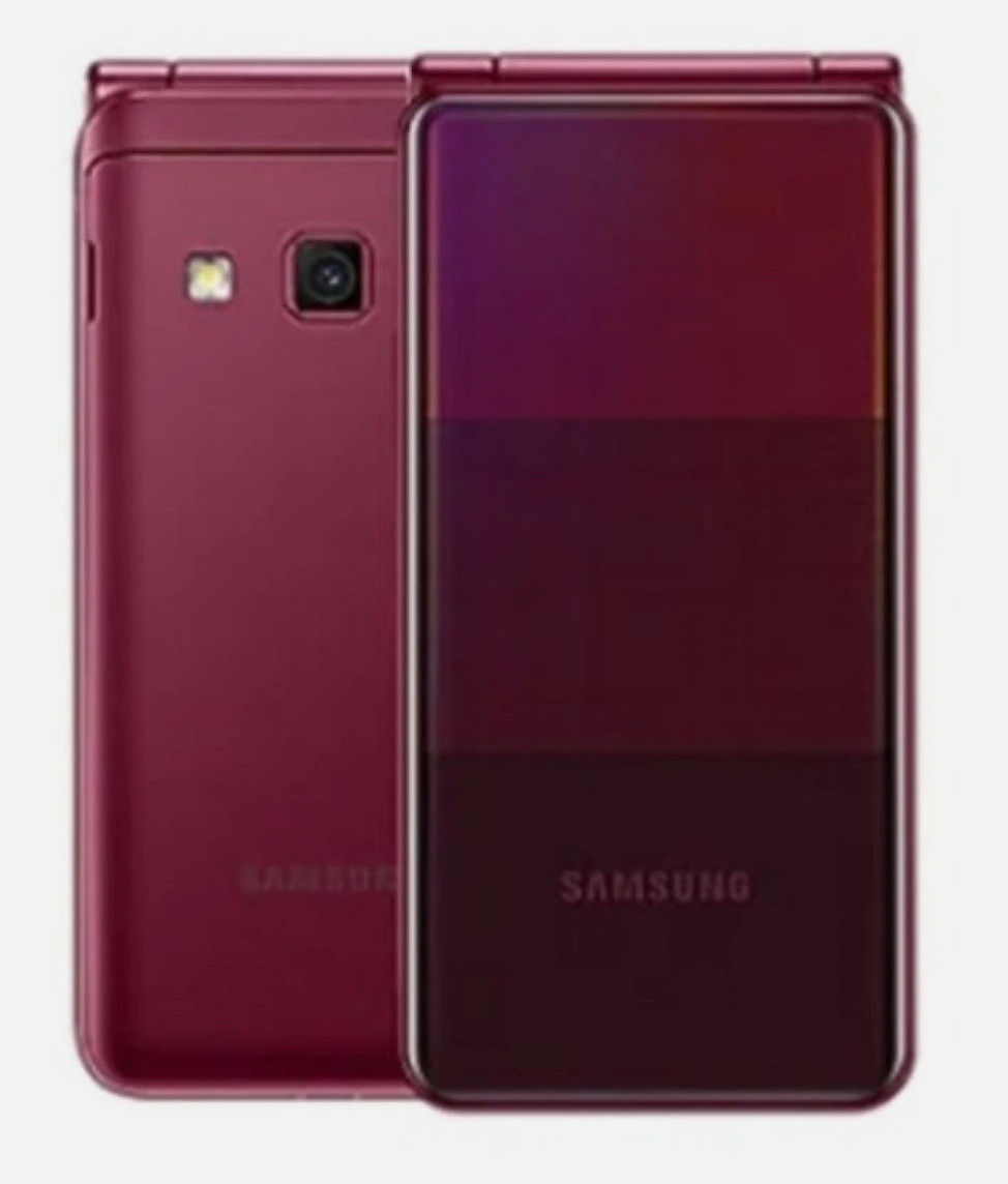Samsung Galaxy Folder 2 SM-G160N 32GB Unlocked LTE Flip Phone Black White Red A+