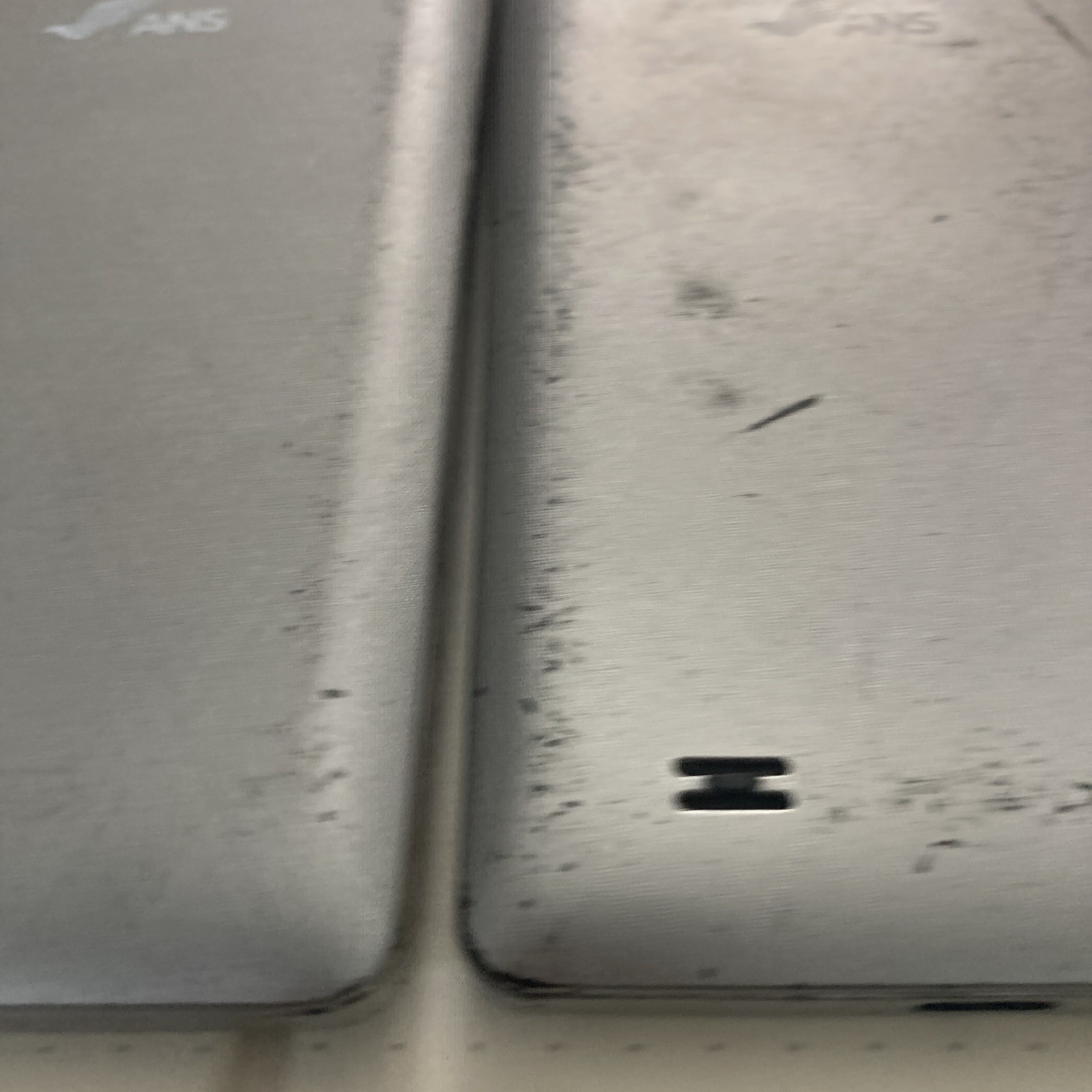 2 ANS Android Smartphones Silver – Untested As-Is Estate Sale Box As Found Parts