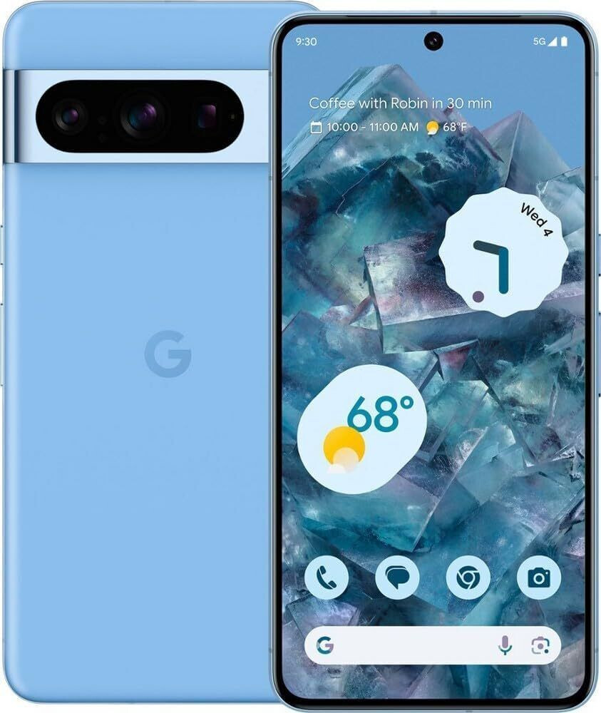 Google Pixel 8 Pro 128GB Bay Blue | Unlocked | Very Good – WiFi Issue