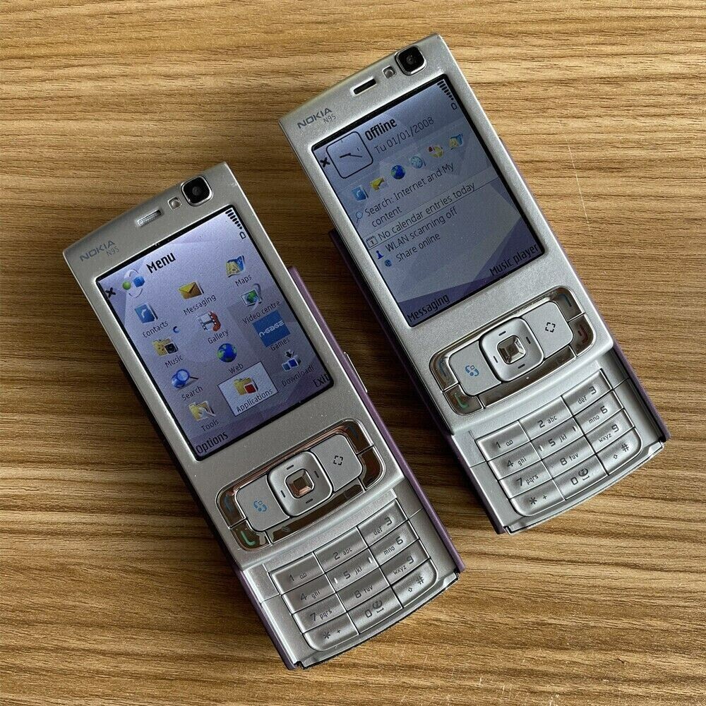 Nokia N Series N95 – Deep plum 3G GSM Wifi 5MP Slider Unlocked Classic Phone