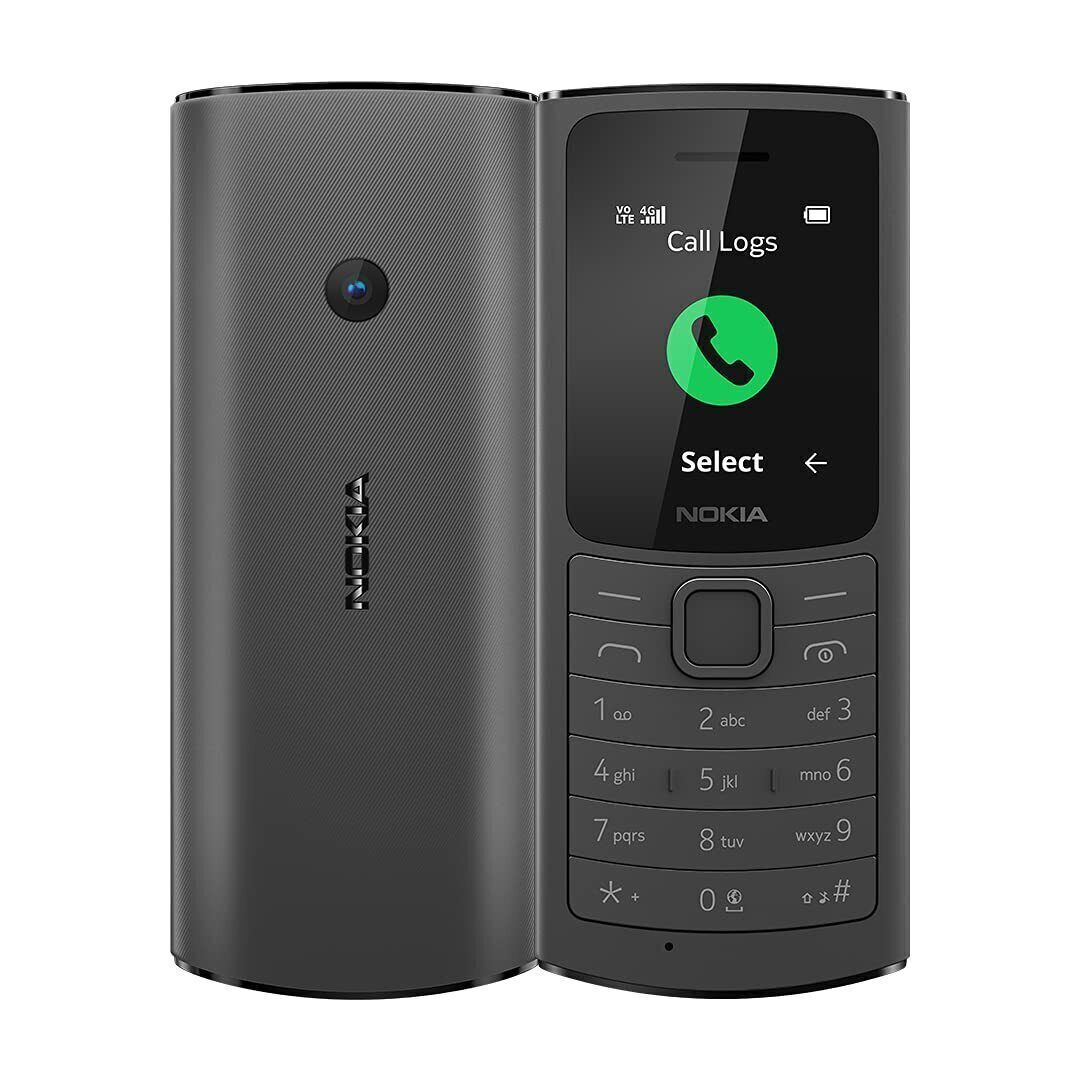 Phone Nokia 110 4G Dual SIM 1.8″ 48MB 128MB RAM 0.1MP FM Radio Keyboard