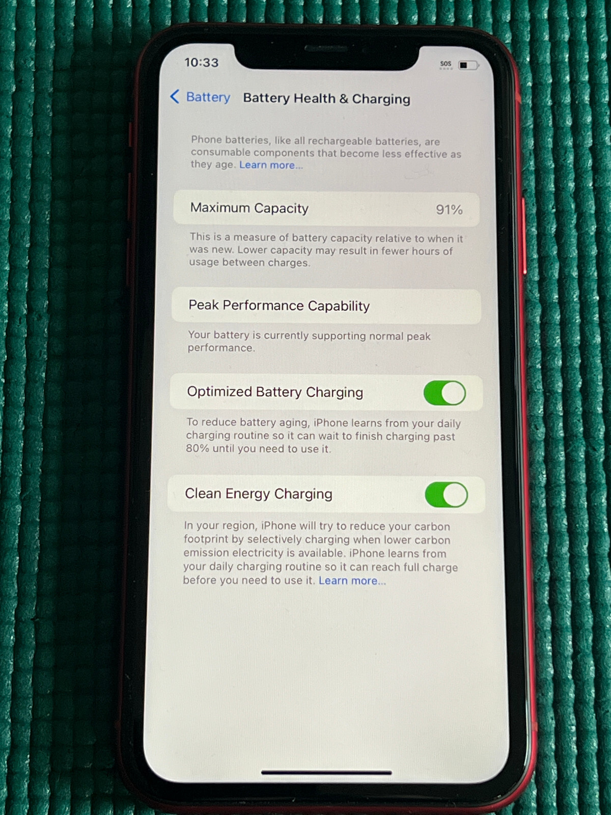 Apple iPhone XR – 64GB – Red (Unlocked) A1984 (CDMA + GSM)