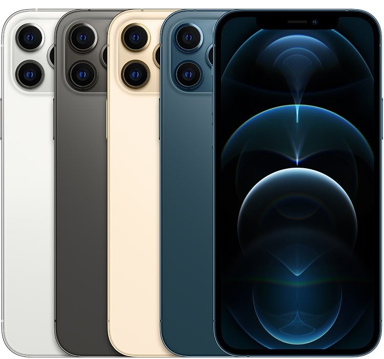 Apple iPhone 12 Pro 6.1″ FULLY UNLOCKED – 128GB/256GB/512GB – All Colors – USED