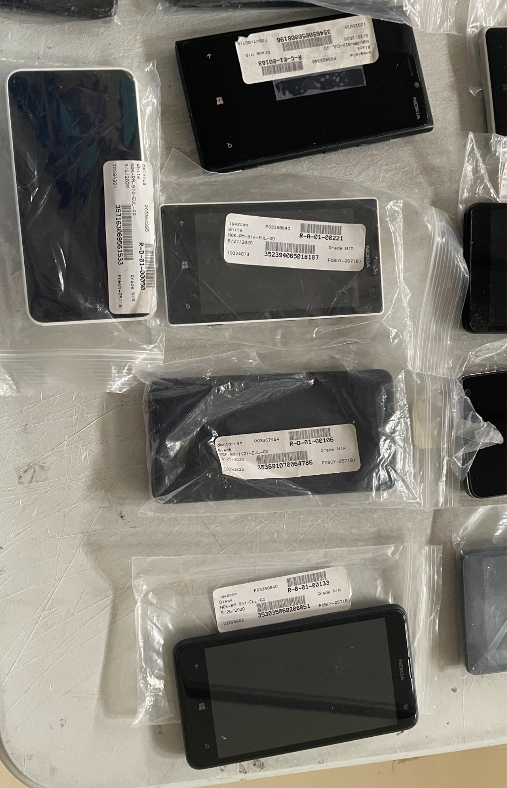 Lot of 37 : Unknown Carrier Nokia /Microsoft More Read description & View pics#