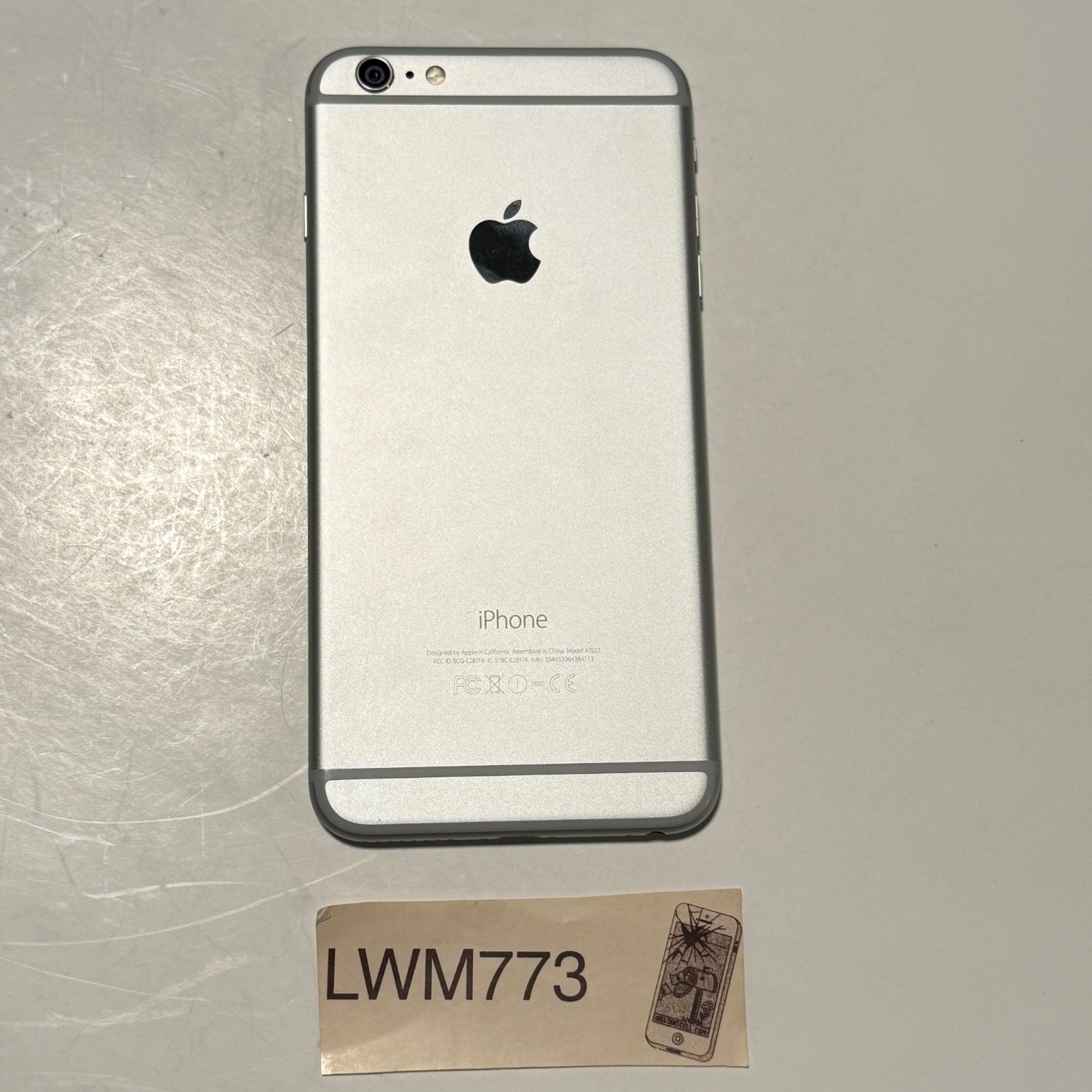 Apple iPhone 6 Plus 64GB Silver A1522 (Unlocked) Very Good – 95% Battery Health