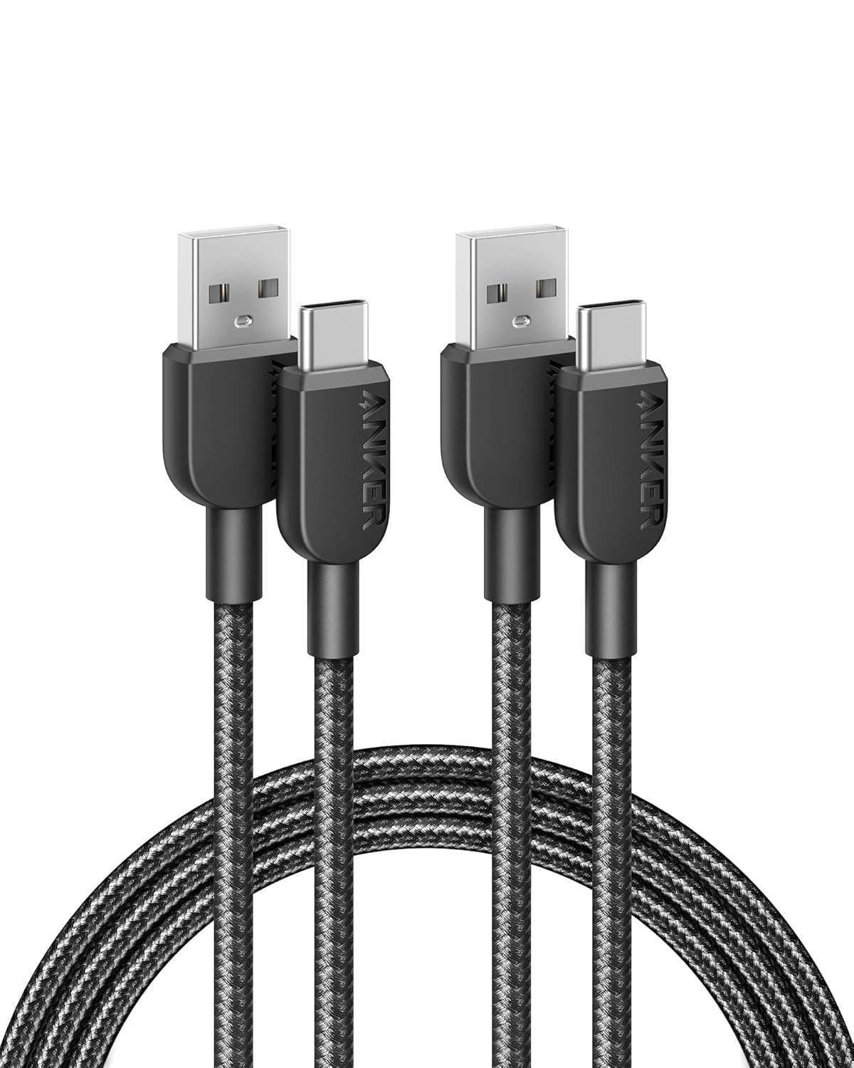 2 Pack USB A to USB C Fast Charger for iPhone 17 Series, Samsung Galaxy Note 10/