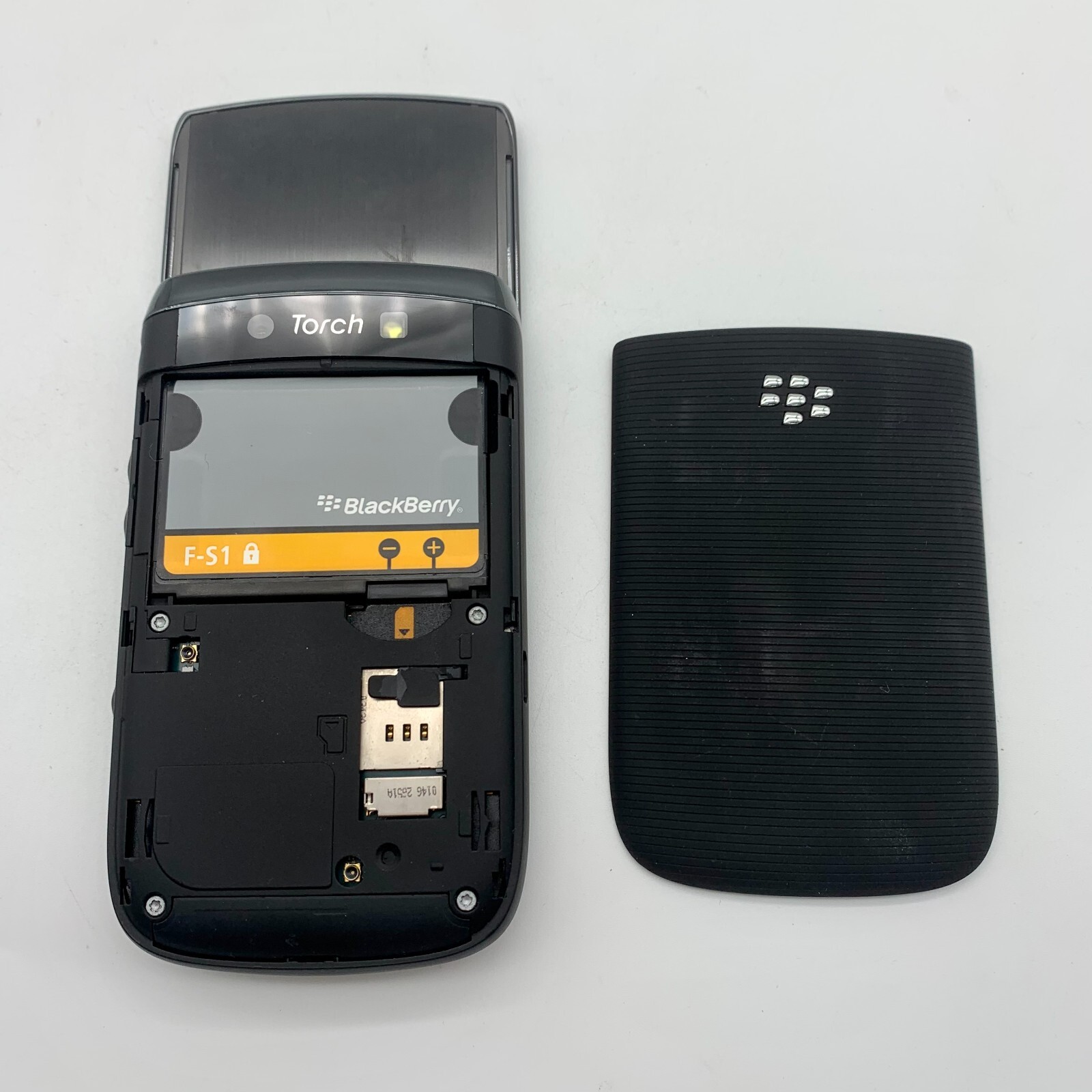 Original Unlocked BlackBerry Torch Slider 9800 QWERTY Keyboard Black Cellphone