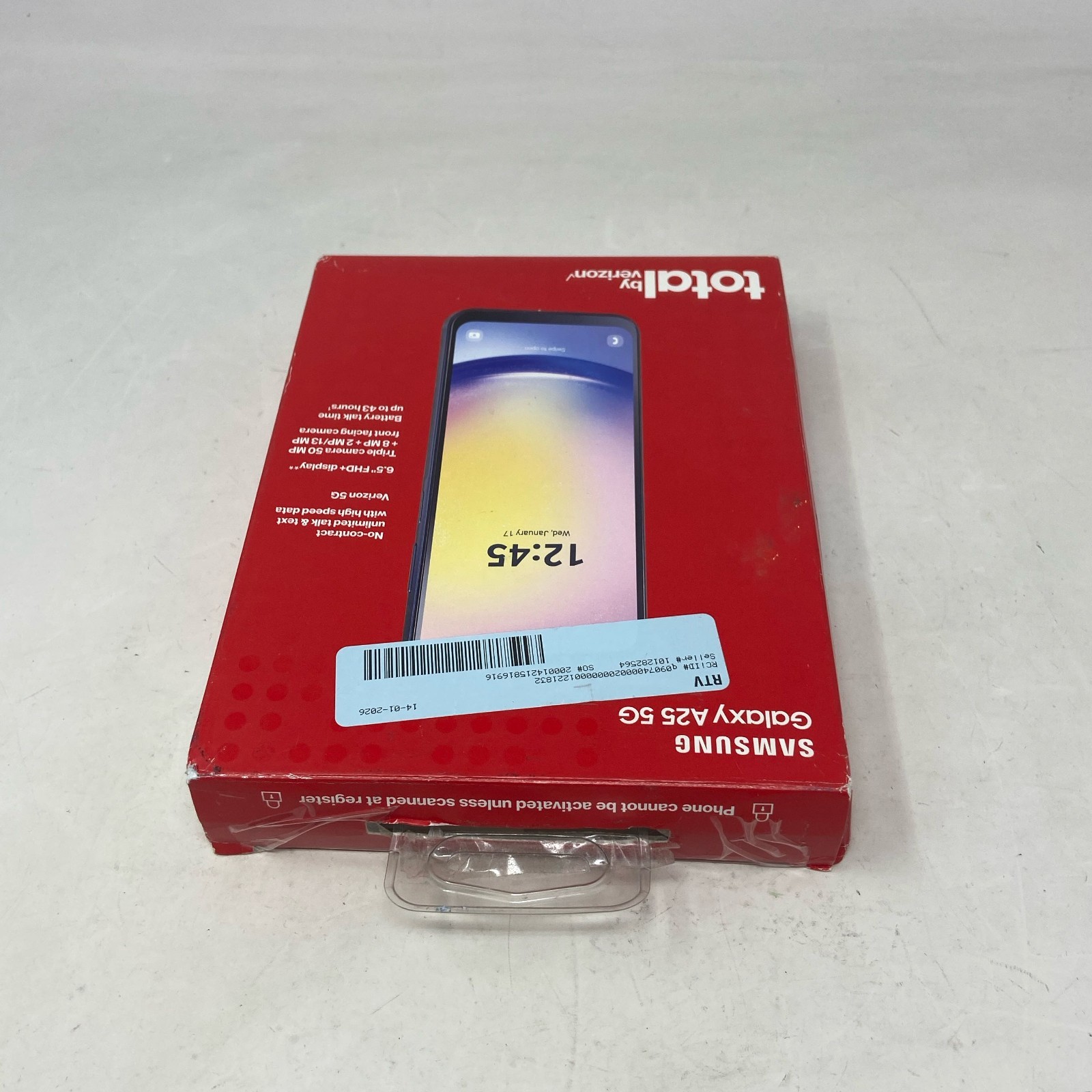Samsung Galaxy A25 5G 128GB Black Total by Verizon Locked