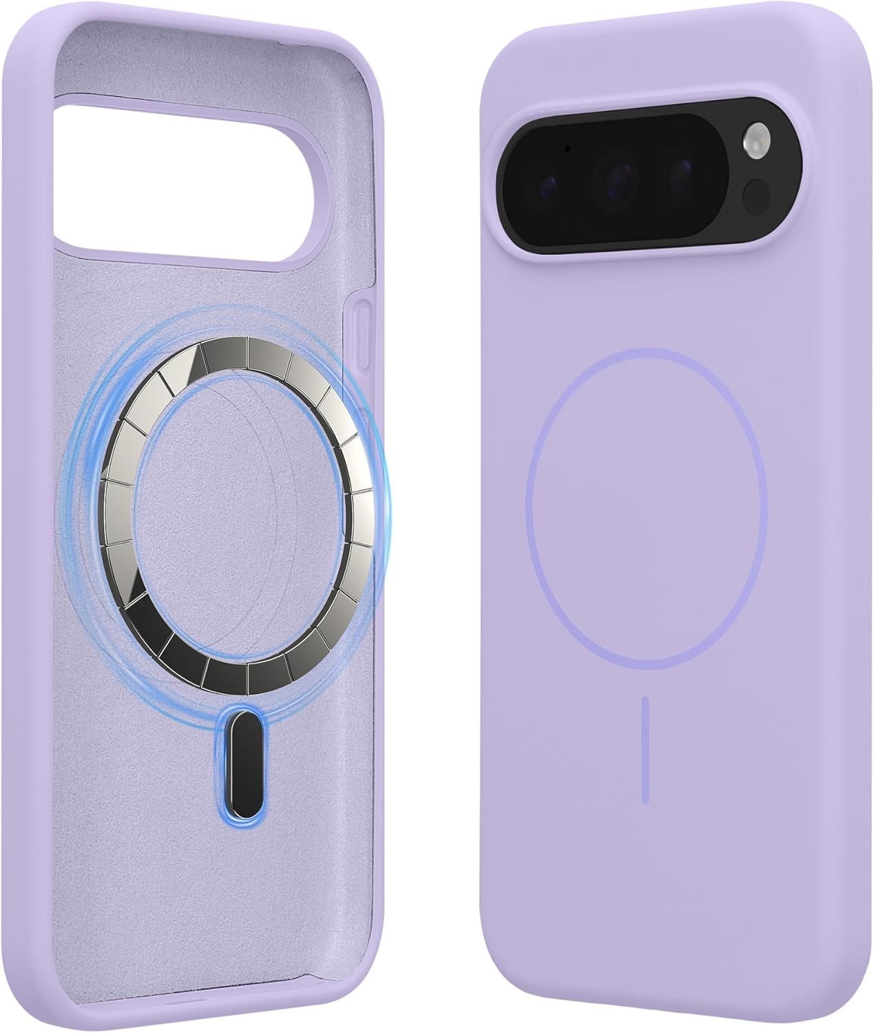 Magnetic Silicone Case for Google Pixel 10 / Pixel 10 Pro – Shockproof, Anti-Sli