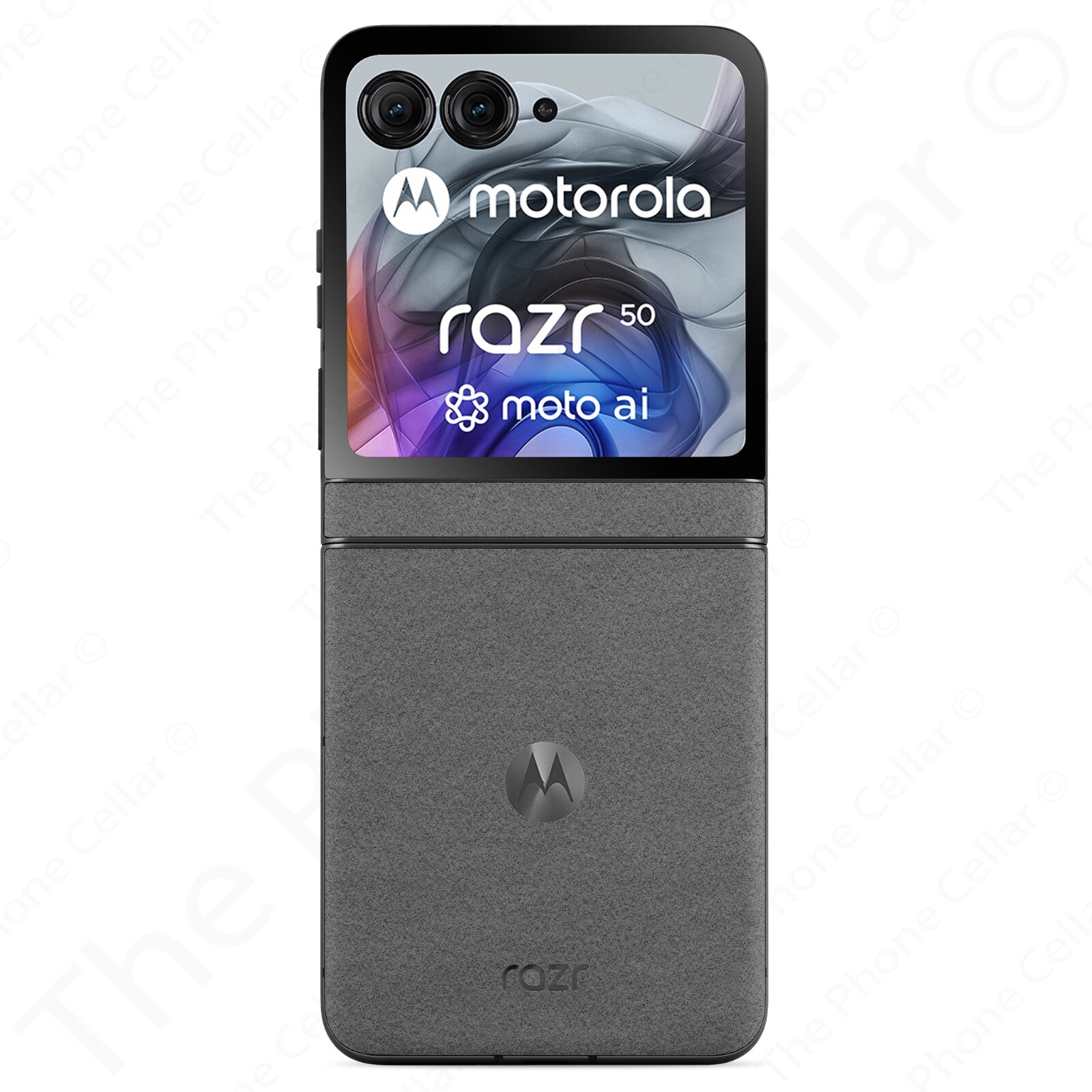 Motorola Razr 2024 256GB Unlocked 6.9 Folding pOLED 64MP 6E 5G Koala Gray XT2453