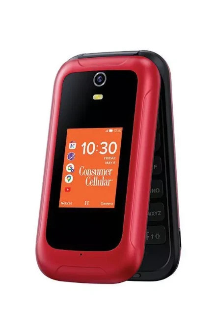 New Iris Flip Phone (8GB) 5.0MP Camera 4G LTE (Unlocked Any For Any GSM Carrier)
