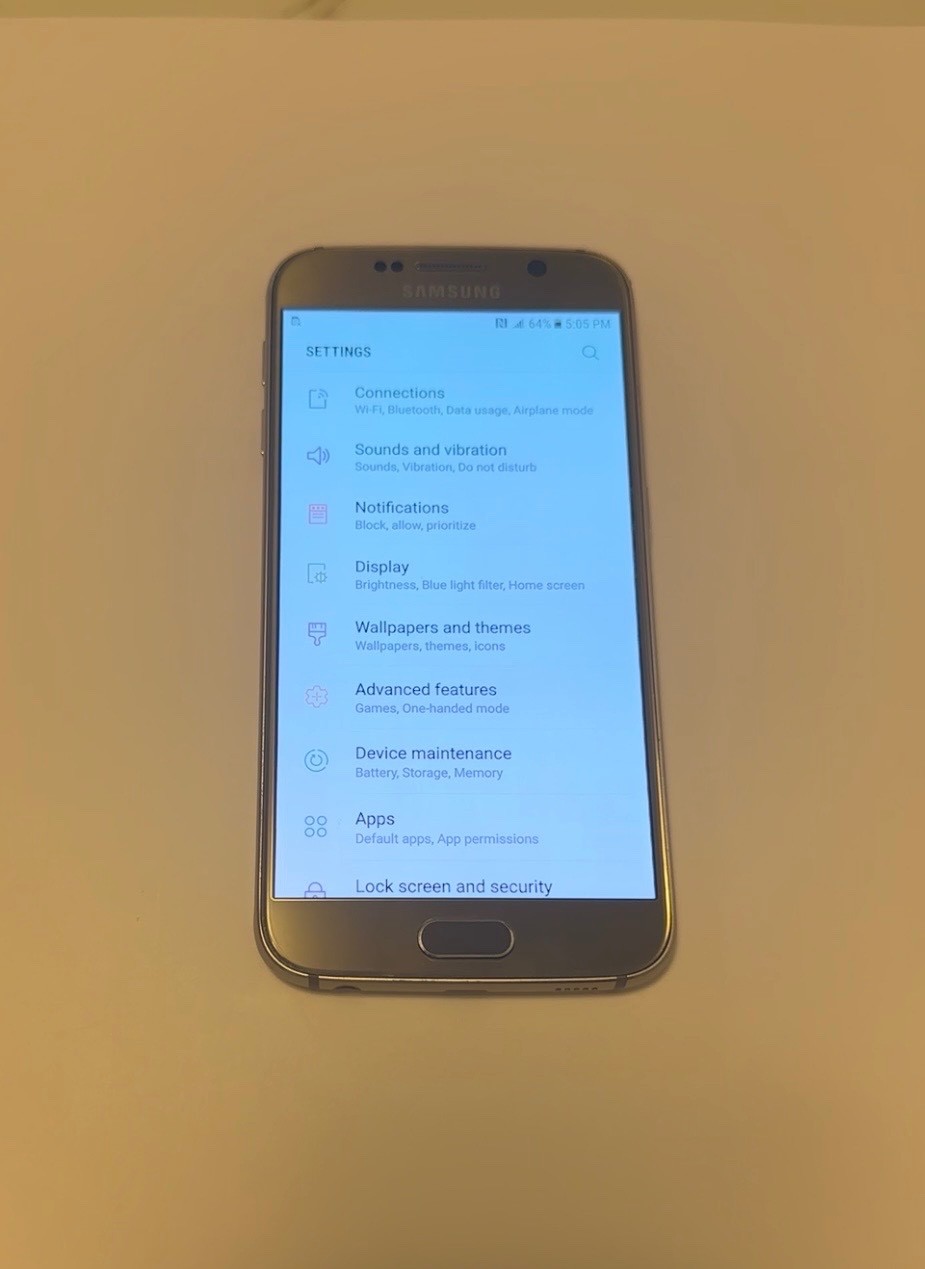 Samsung Galaxy S6 G920 32GB 64G ALL COLOR Unlocked AT&T T-mobile SmartPhone GOOD