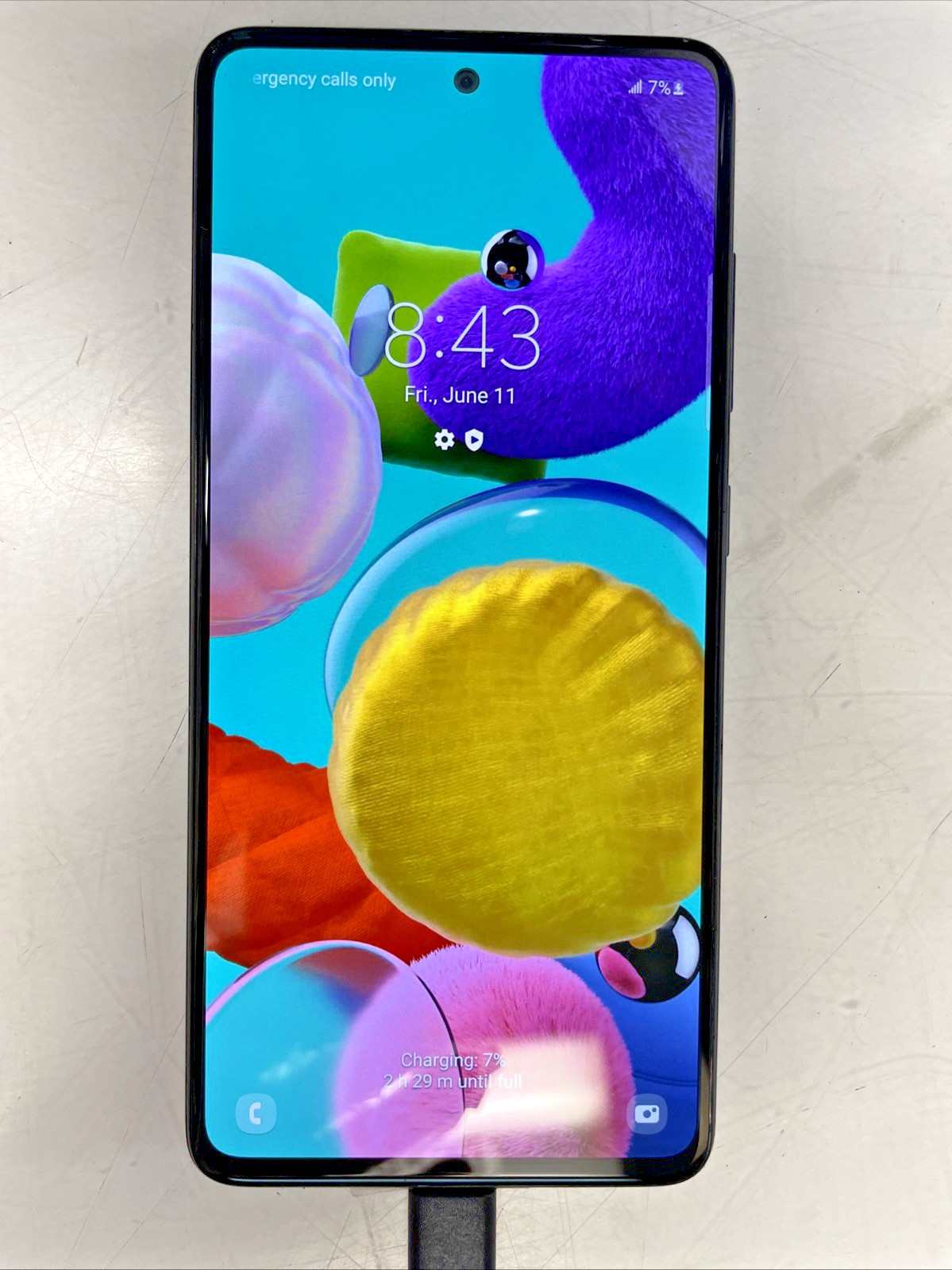 Nice Galaxy A51 SM-A515W 64G (Unlocked) Smartphone Tested +