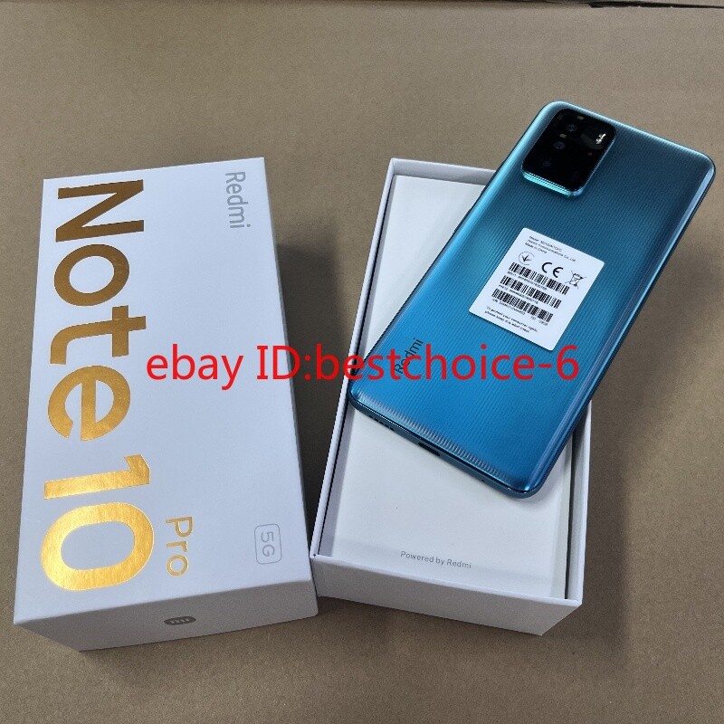 Unlocked Xiaomi Redmi Note10 Pro 5G-Dual SIM 128GB All colors New Sealed 5000mAh