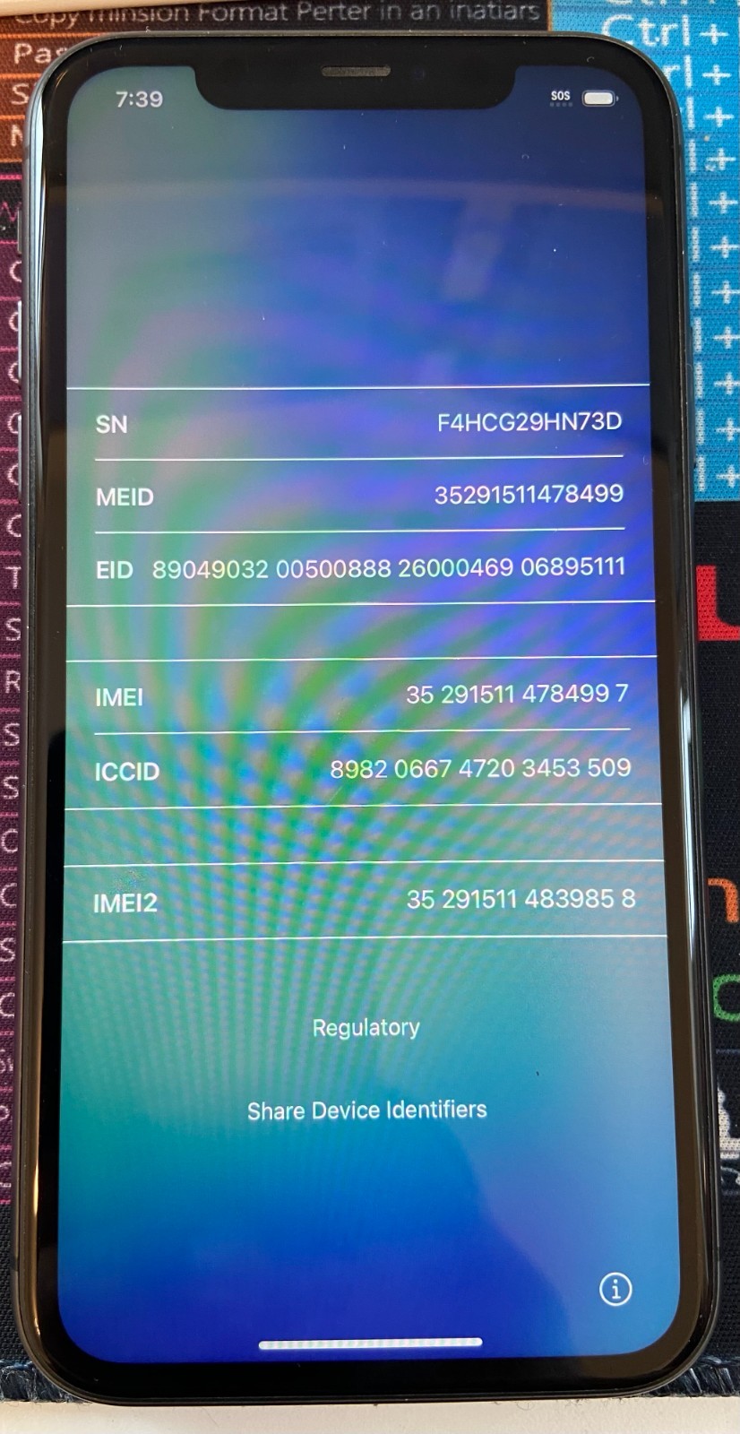 Apple iPhone 11, A2221, 64GB, 4GB RAM, Repair/PART (ICL) Locked Good Condition