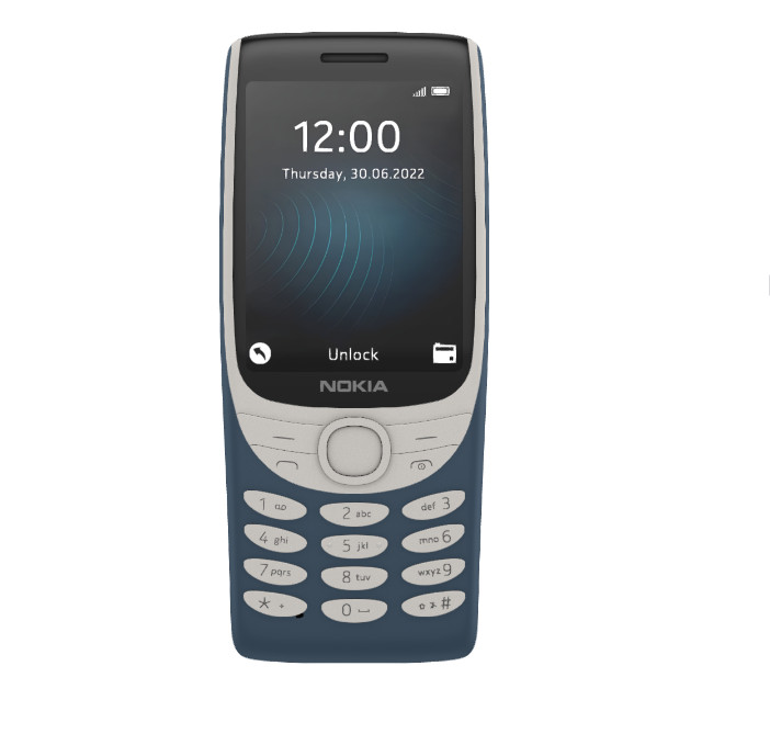 Unlocked Original Nokia 8210 Wireless FM radio LTE 4G GSM Bluetooth Mobile Phone