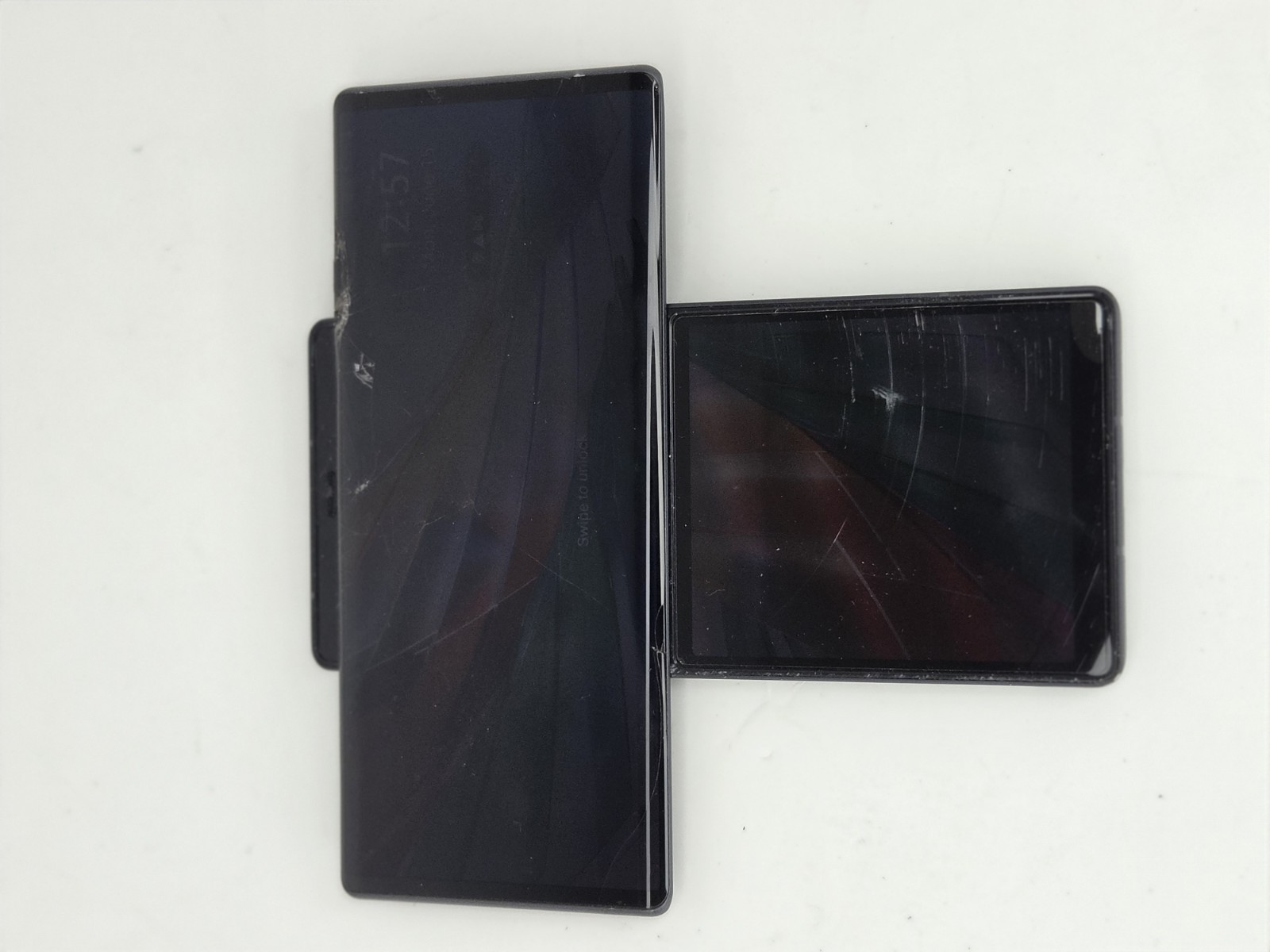 LG Wing LM-F100TM FOR PARTS ONLY (Cracked/Damaged Screen) LOCKED