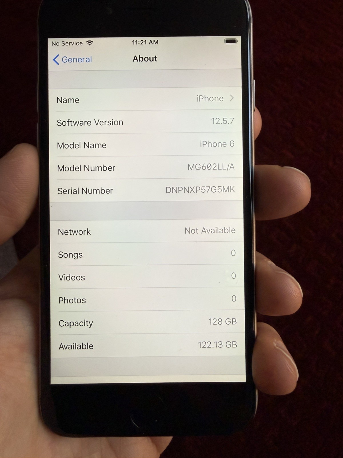 iPhone 6 128GB Verizon Excellent Condition Clean ESN 88% Battery Tested Works