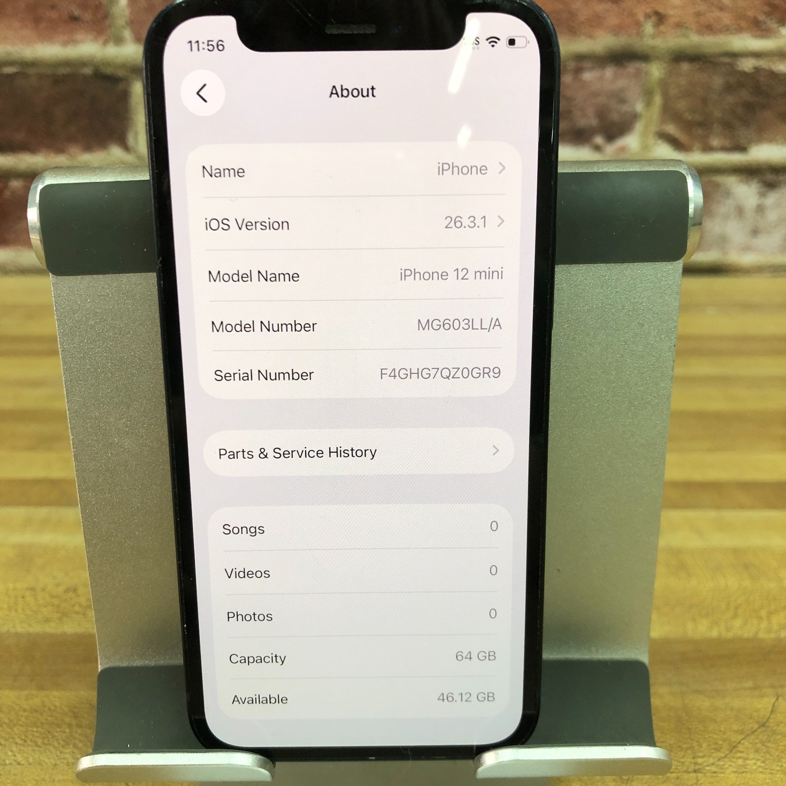 Good – Apple iPhone 12 mini 64GB Black AT&T Locked A2176