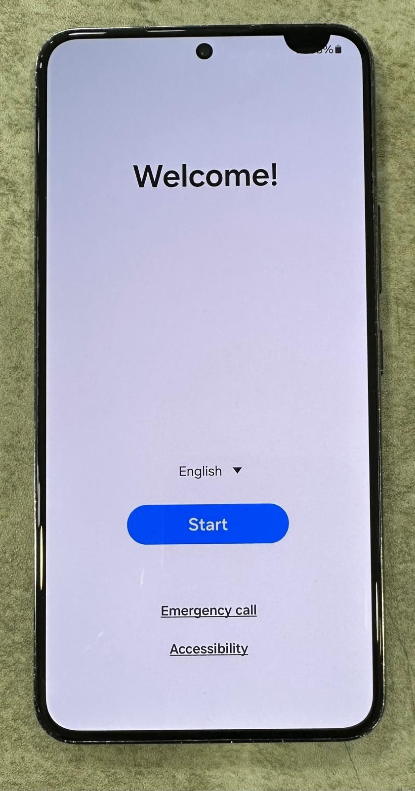 Samsung Galaxy S22 5G 128GB Unlocked- Phantom Black-Used (LCD Defective)