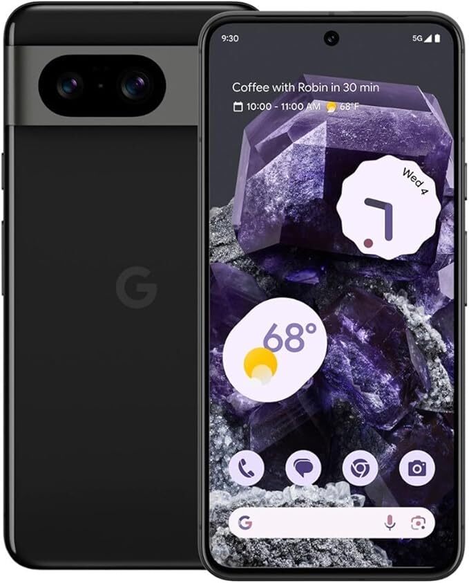 Google Pixel 8 5G 128GB, Fully Unlocked – All colors – Used Good (LCD DOT)