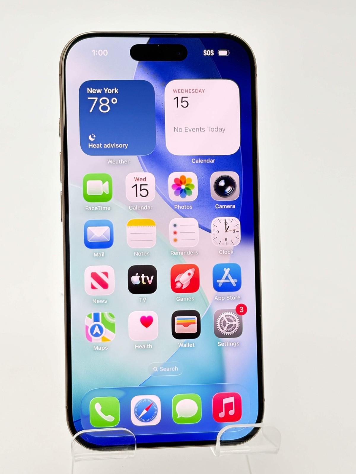 Unlocked Apple iPhone 16 Pro A3083 128GB BH90% Desert Titanium