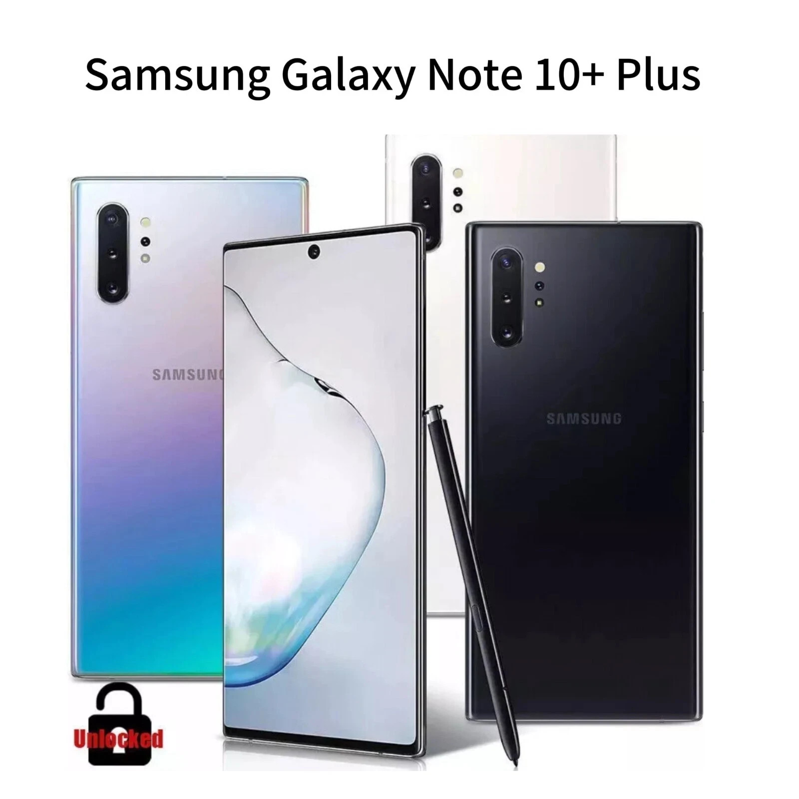 Brand New SAMSUNG Galaxy Note 10+ Plus Factory Unlocked SM-N975U1 256GB+12GB US