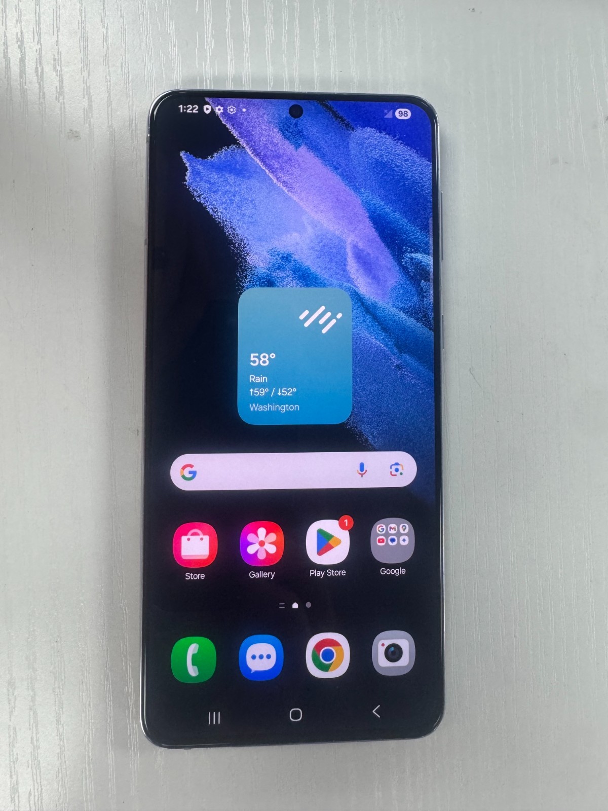 Samsung Galaxy S21+ Plus 5G SM-G996U – 128GB – Silver (Unlocked) Good Condition