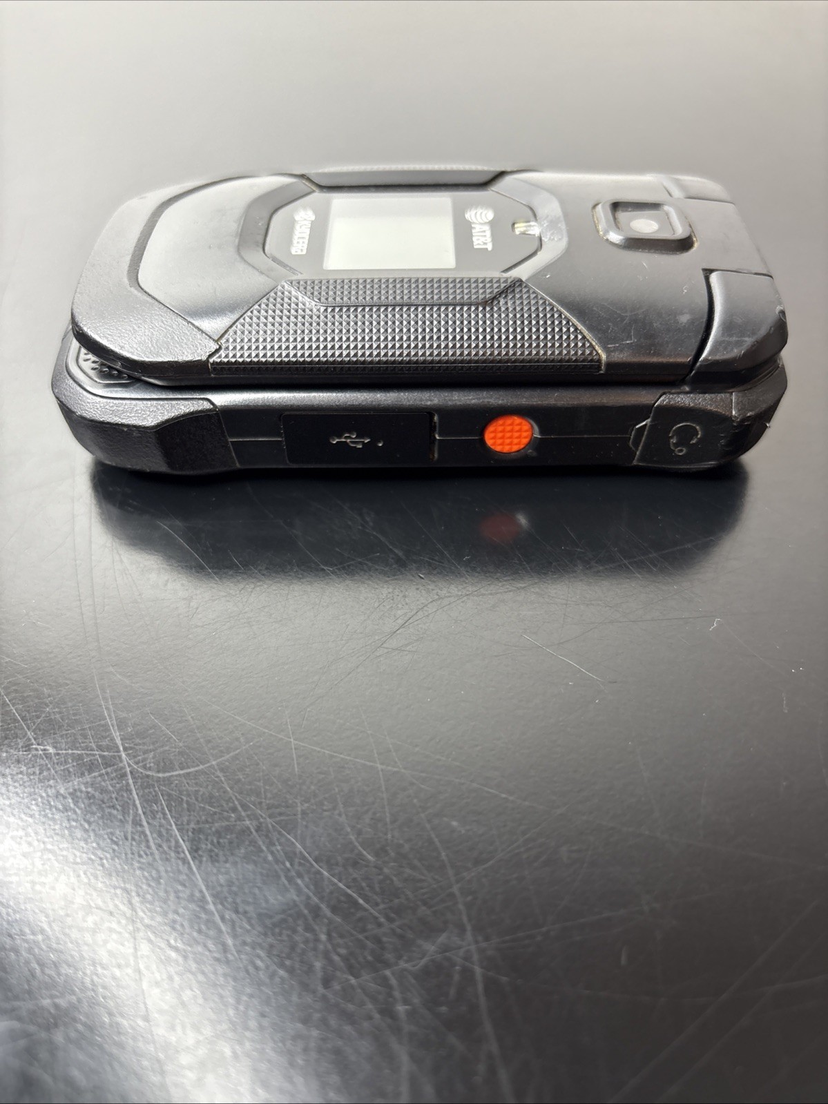 Kyocera DuraXE E4830 AT&T Flip Phone -Factory Reset/Tested – Unlocked/Clean IMEI