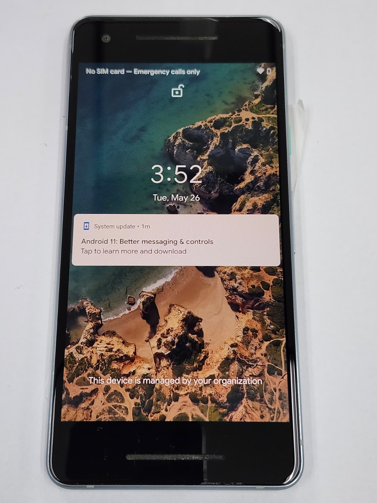DEFECTIVE – Google Pixel 1 – Blue – Unknown – 12794