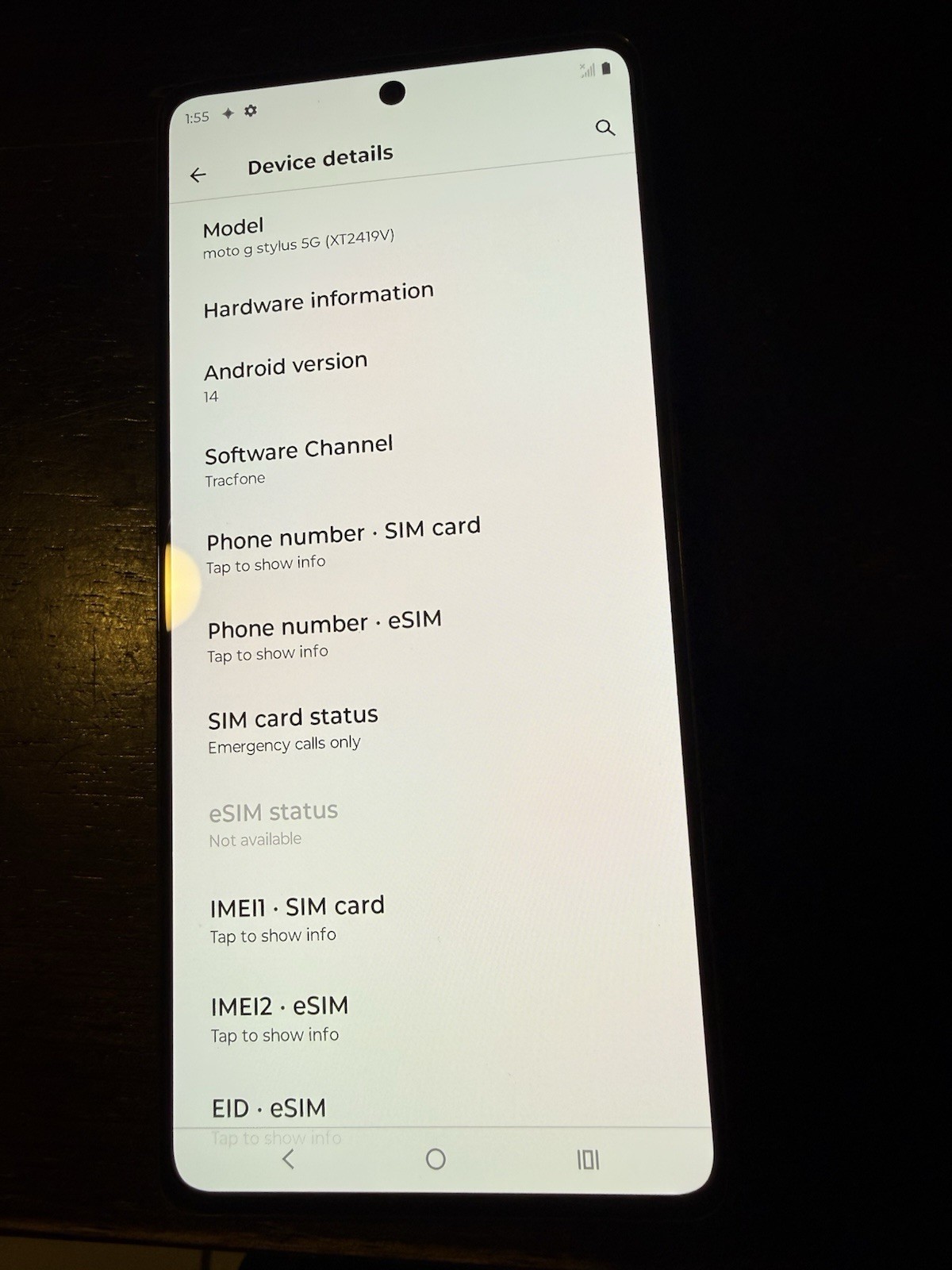 Motorola Moto G Stylus 5G 2024 – 128GB – Caramel Latte (Tracfone/Verizon Locked)